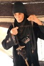 Jordan. Wadi Rum, a Bedouin woman.