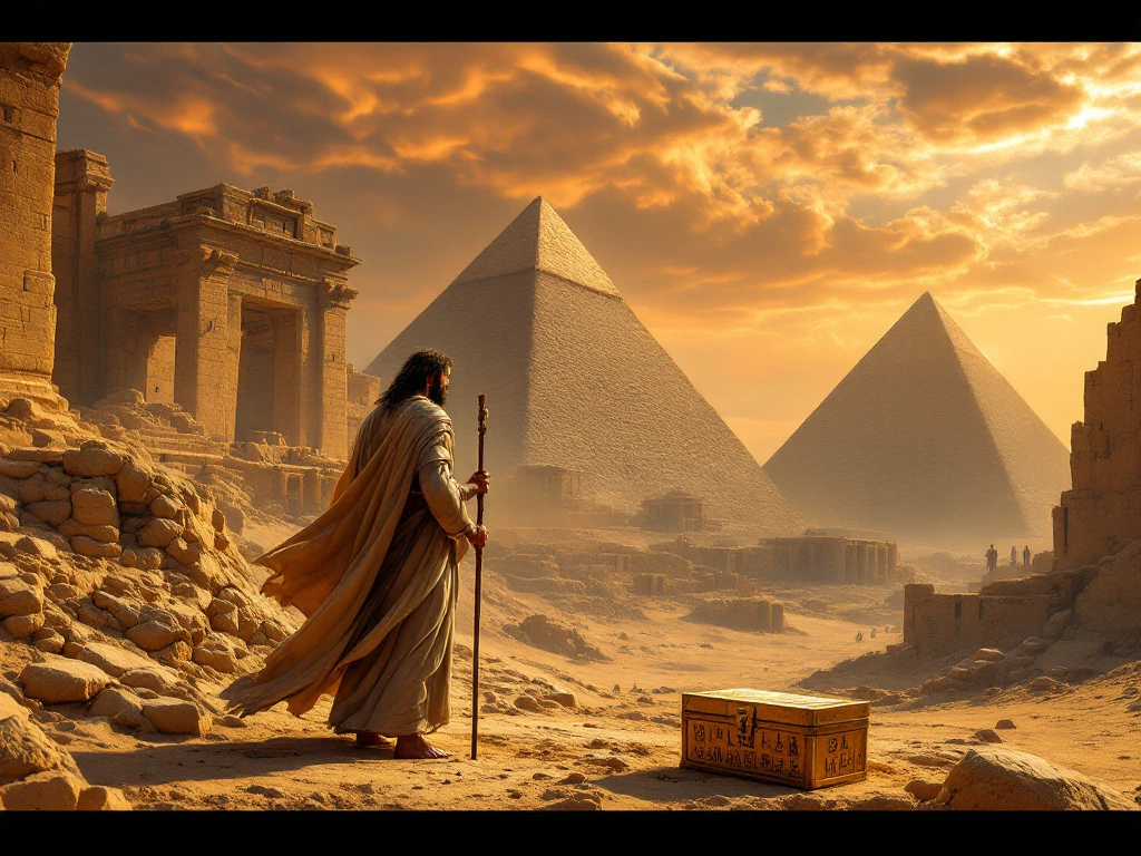 Moses in Egypt: Archaeological Evidence bible map