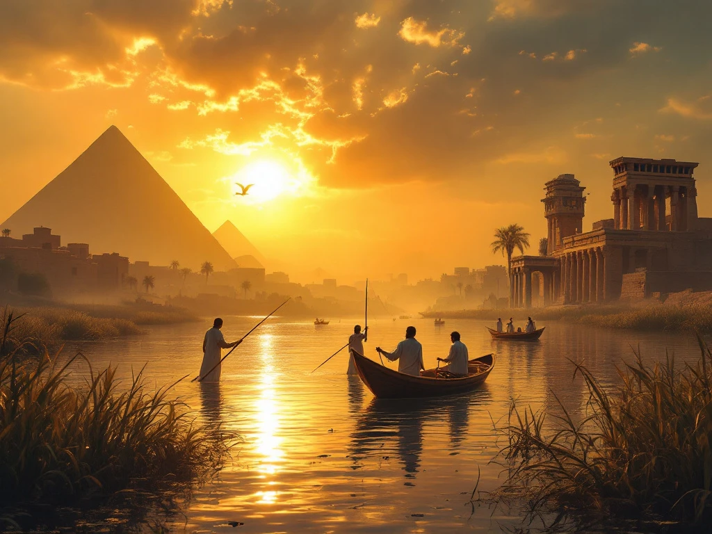 The Nile in Biblical Prophecy bible map