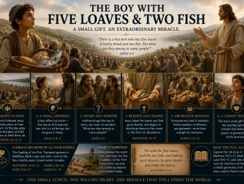 The Generous Boy Who Shared His Lunch: A Biblical Tale blog image