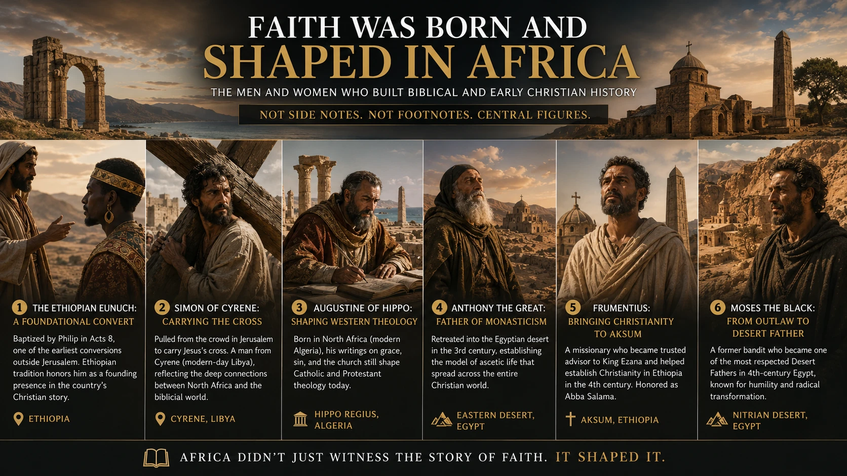 African Saints and Heroes in Biblical Times hero image