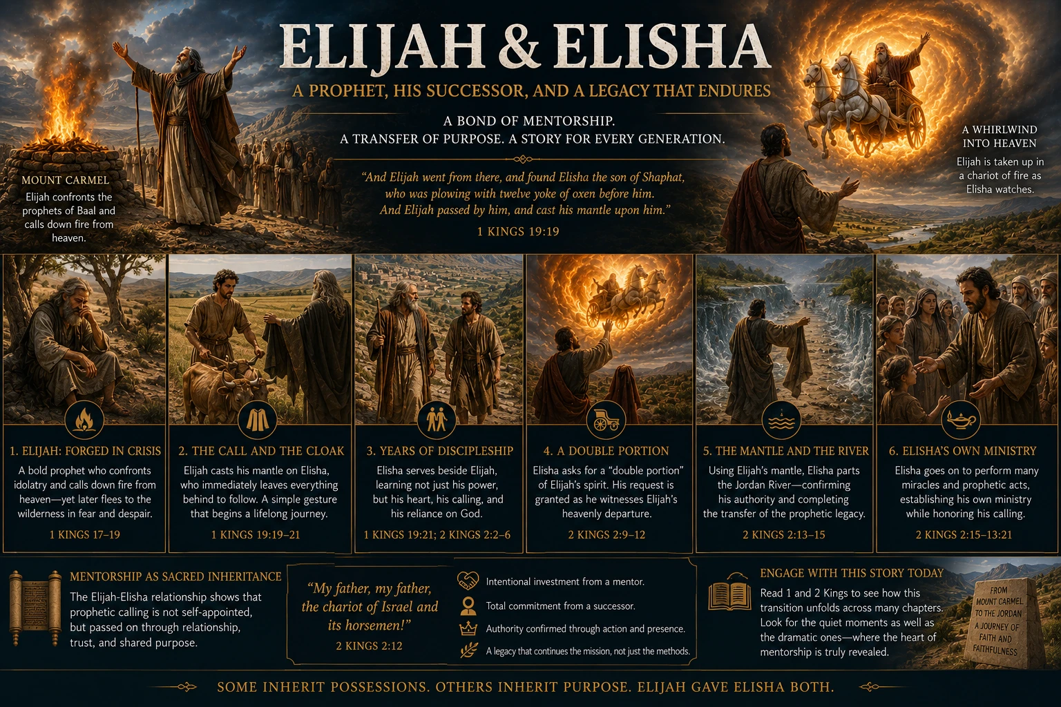 Elijah and Elisha: A Compelling Story of Mentorship and Faith hero image