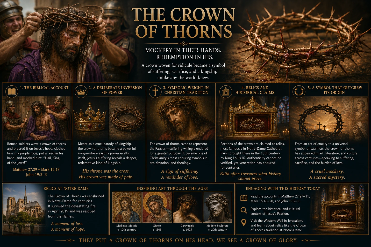 From Ridicule to Grandeur: The Profound Symbolism of the Crown of Thorns hero image