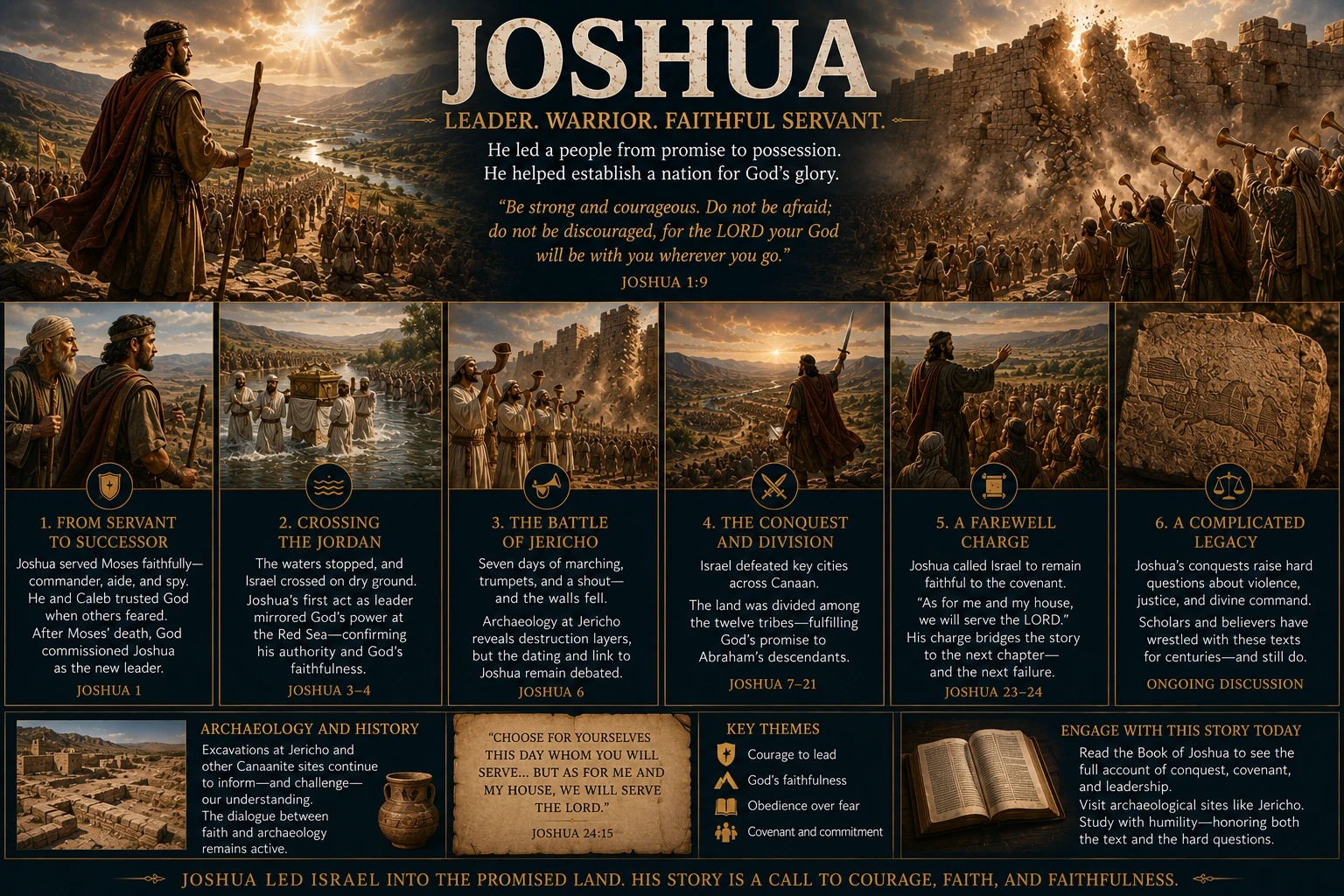 Joshua Unveiled: Discovering His Life, Deeds, and Fame hero image