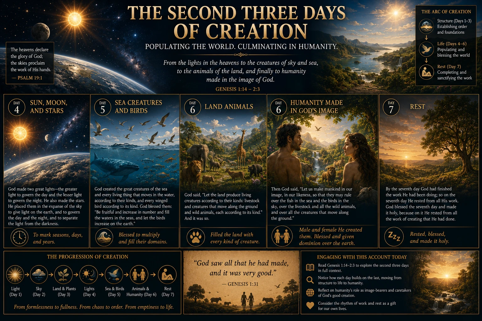 The Genesis of Creation: God’s Six-Day Work (Part 2) hero image